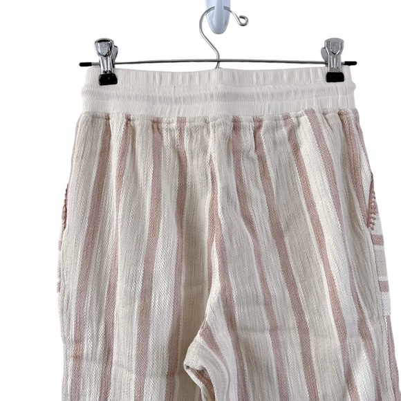 Faherty Day tripper pants Ladies size xs Daytripper stripe Pink cream beige - Picture 8 of 10